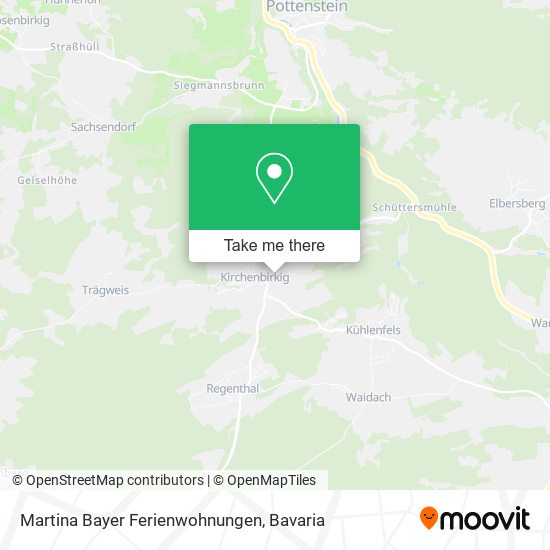 Martina Bayer Ferienwohnungen map