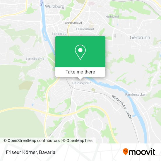 Friseur Körner map