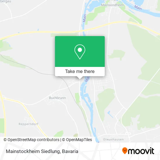 Карта Mainstockheim Siedlung