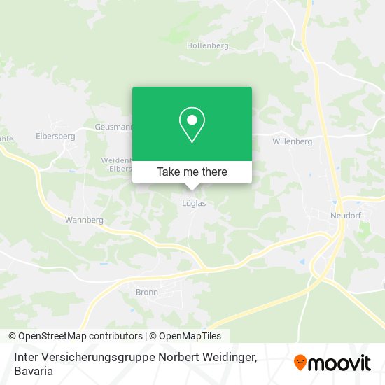 Карта Inter Versicherungsgruppe Norbert Weidinger