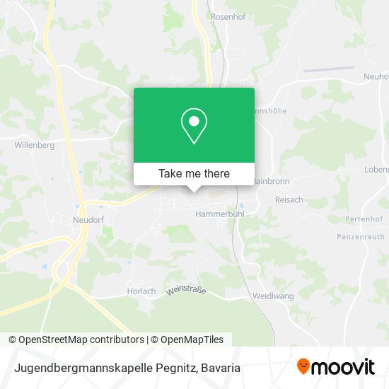 Jugendbergmannskapelle Pegnitz map
