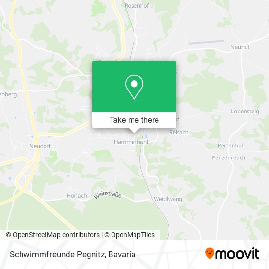 Schwimmfreunde Pegnitz map