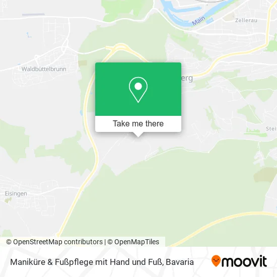 Карта Maniküre & Fußpflege mit Hand und Fuß
