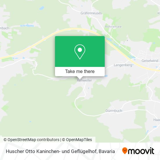 Huscher Otto Kaninchen- und Geflügelhof map