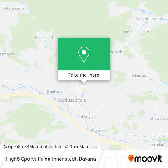 Карта High5 Sports Fulda-Innenstadt