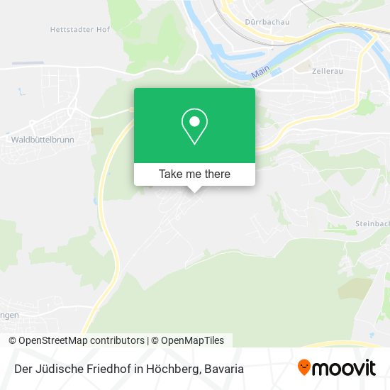 Der Jüdische Friedhof in Höchberg map