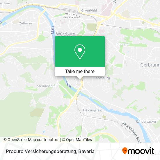 Procuro Versicherungsberatung map