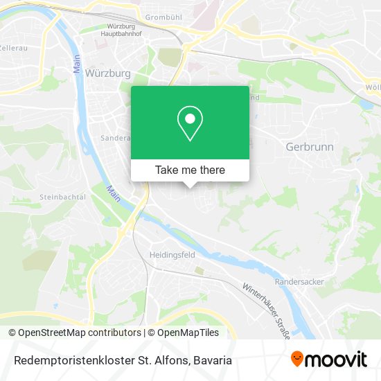 Redemptoristenkloster St. Alfons map