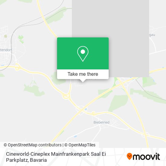 Cineworld-Cineplex Mainfrankenpark Saal Ei Parkplatz map