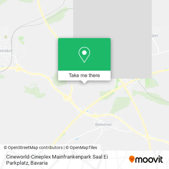 Карта Cineworld-Cineplex Mainfrankenpark Saal Ei Parkplatz