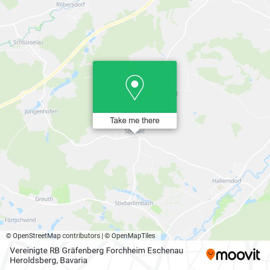 Карта Vereinigte RB Gräfenberg Forchheim Eschenau Heroldsberg