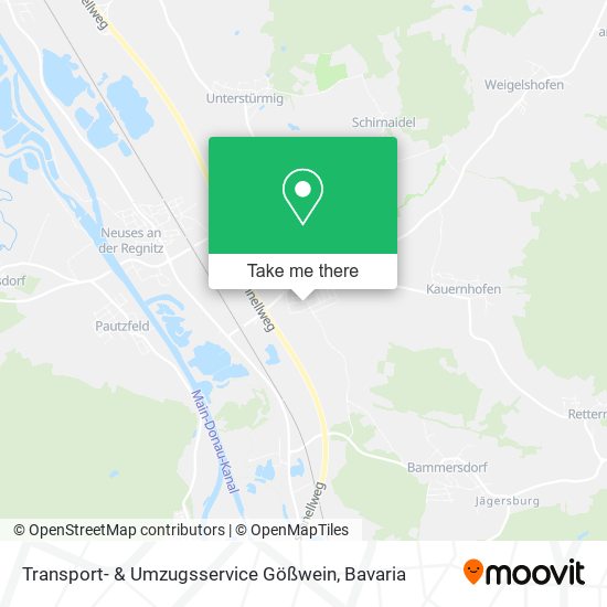 Карта Transport- & Umzugsservice Gößwein