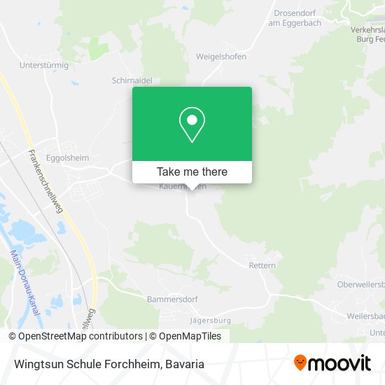 Wingtsun Schule Forchheim map