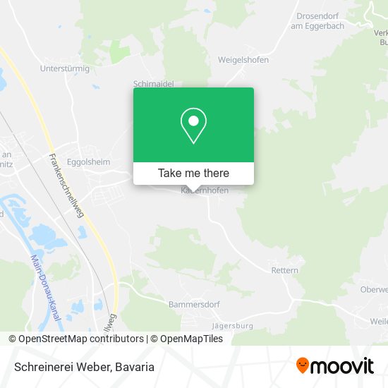 Schreinerei Weber map