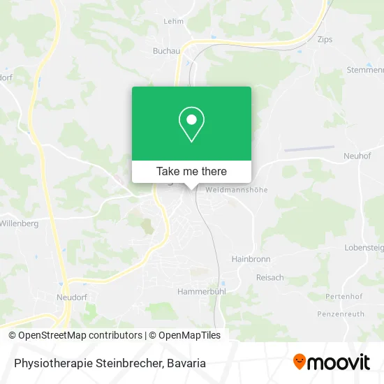 Карта Physiotherapie Steinbrecher