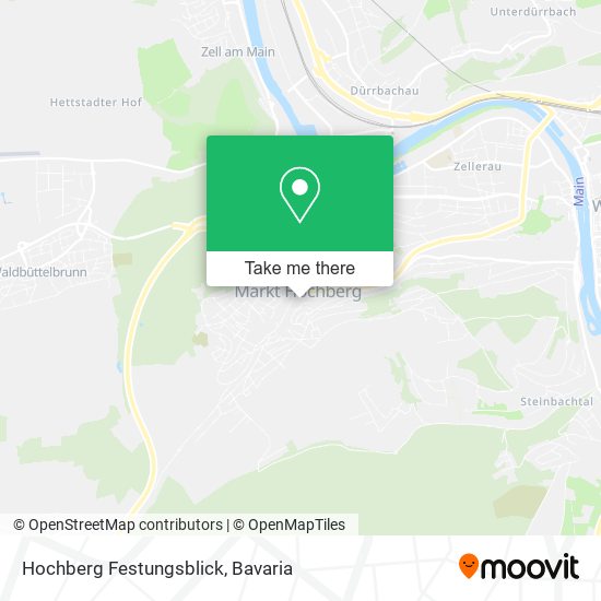 Hochberg Festungsblick map