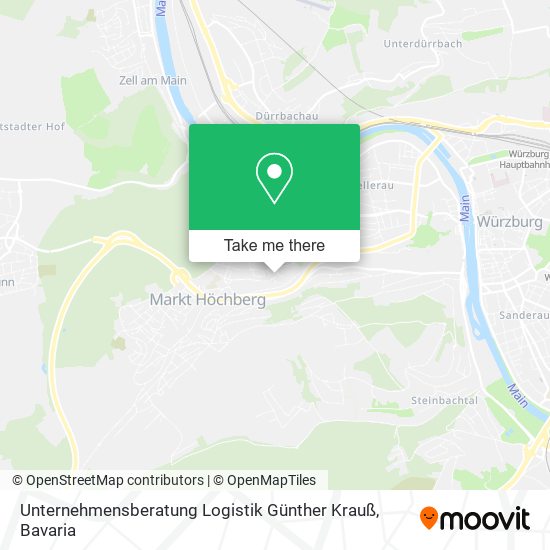 Unternehmensberatung Logistik Günther Krauß map