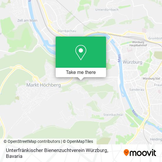 Unterfränkischer Bienenzuchtverein Würzburg map