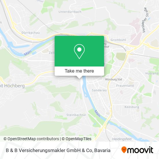 Карта B & B Versicherungsmakler GmbH & Co