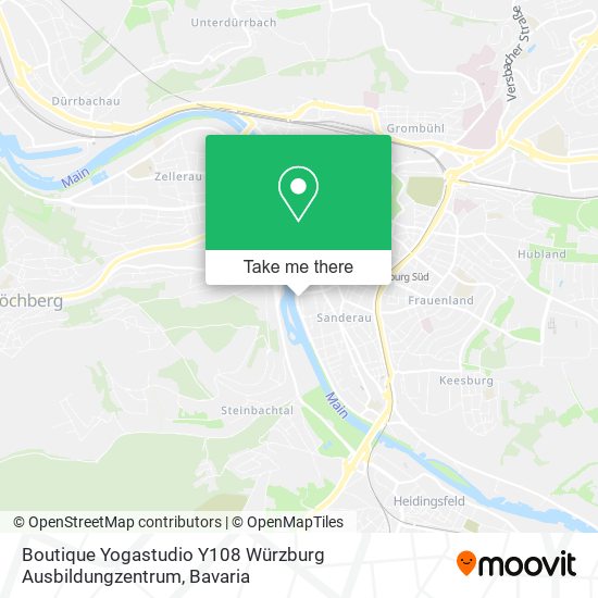 Карта Boutique Yogastudio Y108 Würzburg Ausbildungzentrum