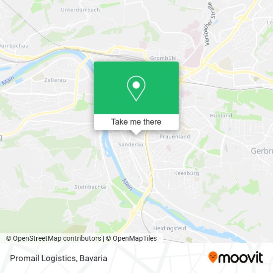 Promail Logistics map