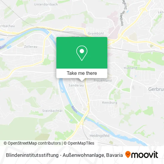 Карта Blindeninstitutsstiftung - Außenwohnanlage
