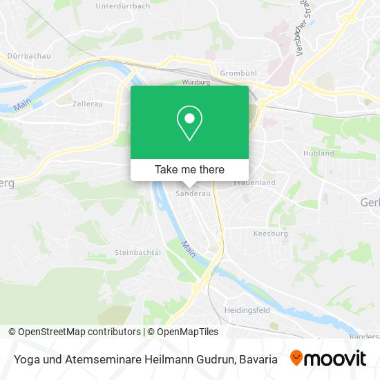 Карта Yoga und Atemseminare Heilmann Gudrun