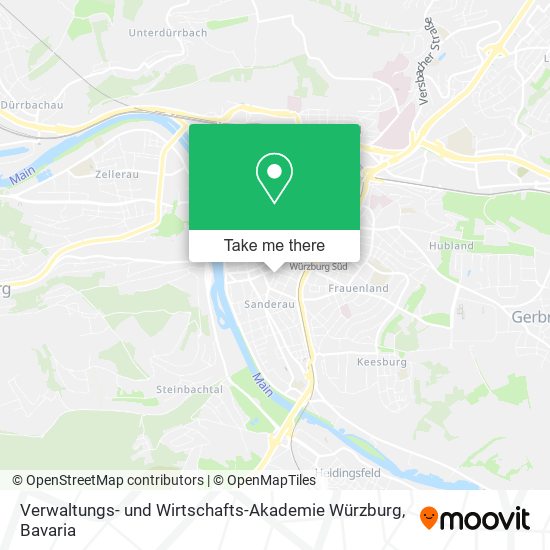 Verwaltungs- und Wirtschafts-Akademie Würzburg map