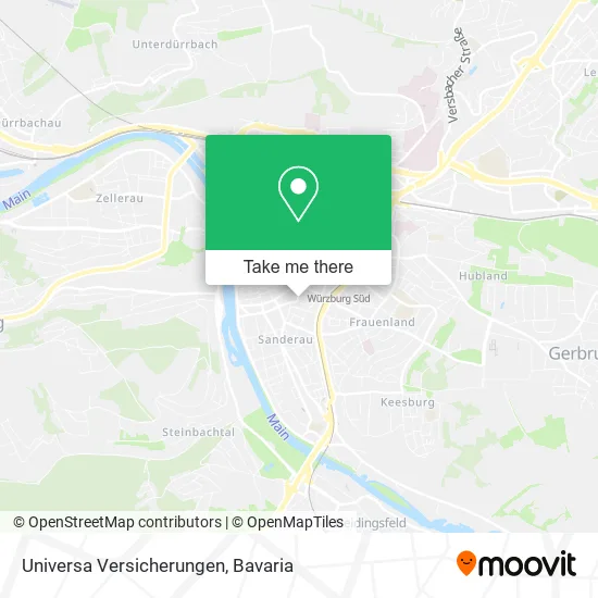 Карта Universa Versicherungen