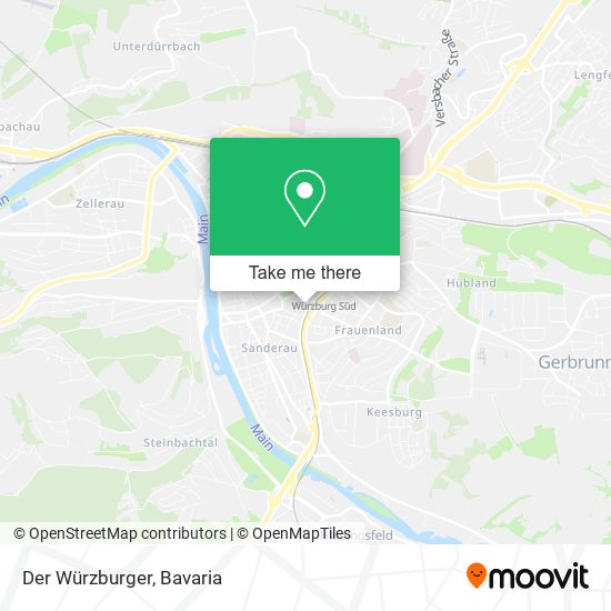 Der Würzburger map