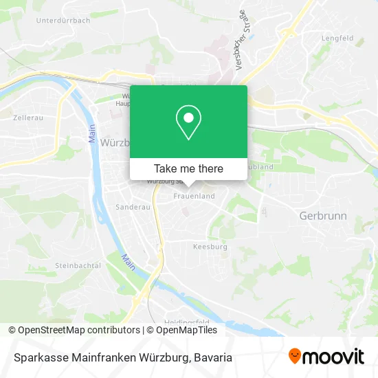 Карта Sparkasse Mainfranken Würzburg