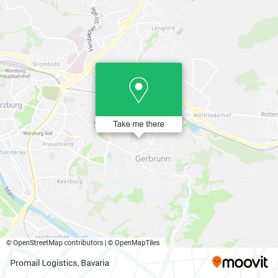 Promail Logistics map