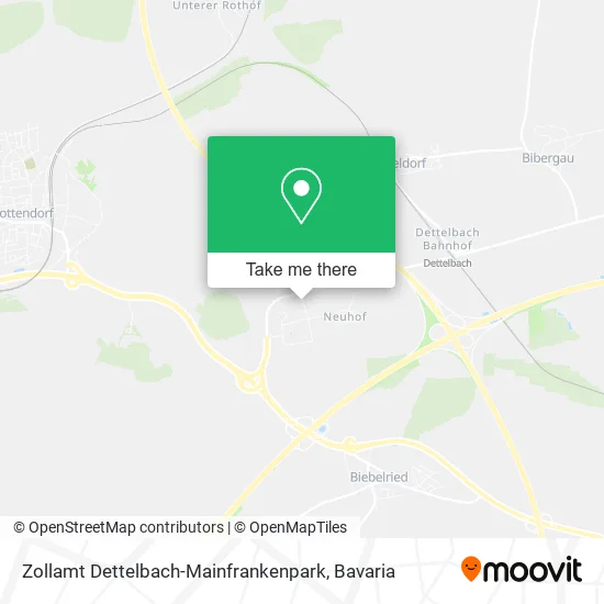 Карта Zollamt Dettelbach-Mainfrankenpark