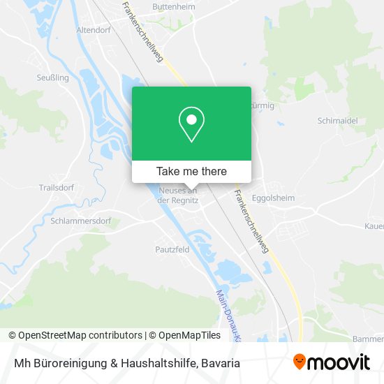 Mh Büroreinigung & Haushaltshilfe map