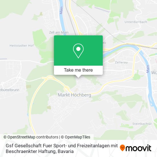 Карта Gsf Gesellschaft Fuer Sport- und Freizeitanlagen mit Beschraenkter Haftung