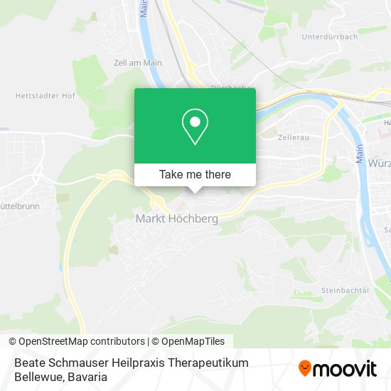 Beate Schmauser Heilpraxis Therapeutikum Bellewue map