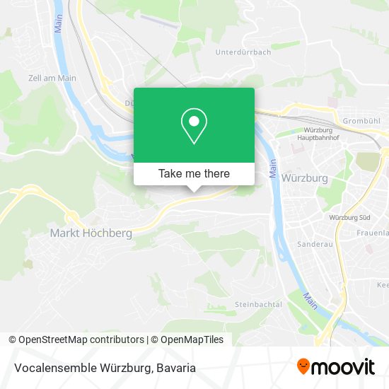 Vocalensemble Würzburg map