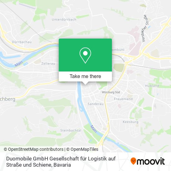 Карта Duomobile GmbH Gesellschaft für Logistik auf Straße und Schiene