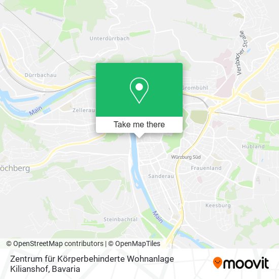 Карта Zentrum für Körperbehinderte Wohnanlage Kilianshof