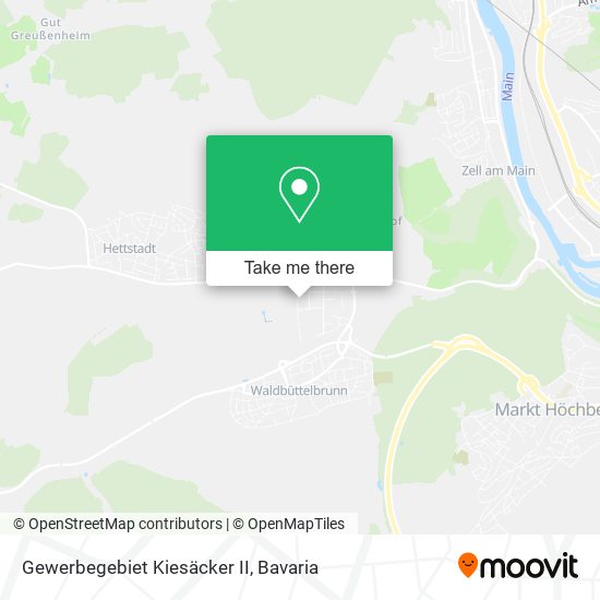 Gewerbegebiet Kiesäcker II map