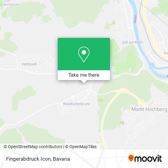 Fingerabdruck Icon map