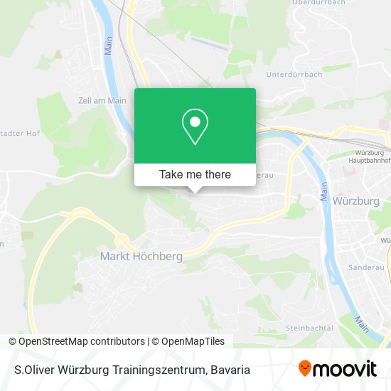Карта S.Oliver Würzburg Trainingszentrum