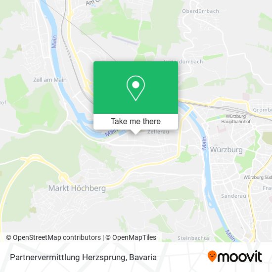Partnervermittlung Herzsprung map