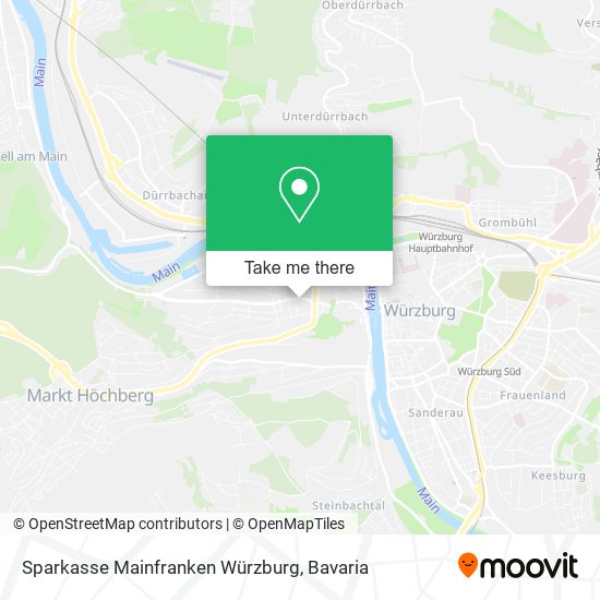 Sparkasse Mainfranken Würzburg map