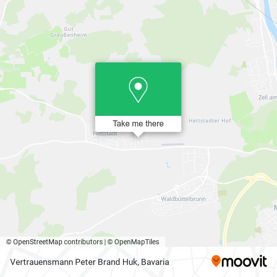 How to get to Vertrauensmann Peter Brand Huk in Bavaria by Train