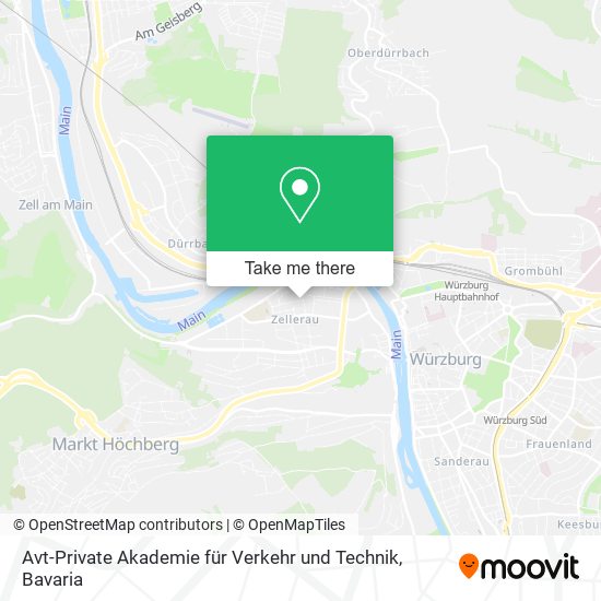 Карта Avt-Private Akademie für Verkehr und Technik