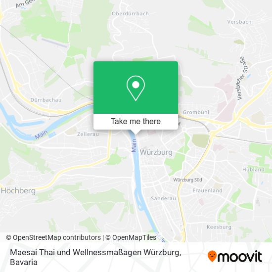 Maesai Thai und Wellnessmaßagen Würzburg map