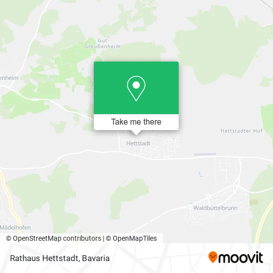 Rathaus Hettstadt map