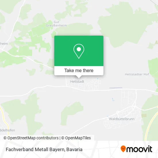 Карта Fachverband Metall Bayern