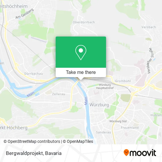 Карта Bergwaldprojekt